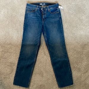 Old Navy Power Slim Straight High Rise Jeans